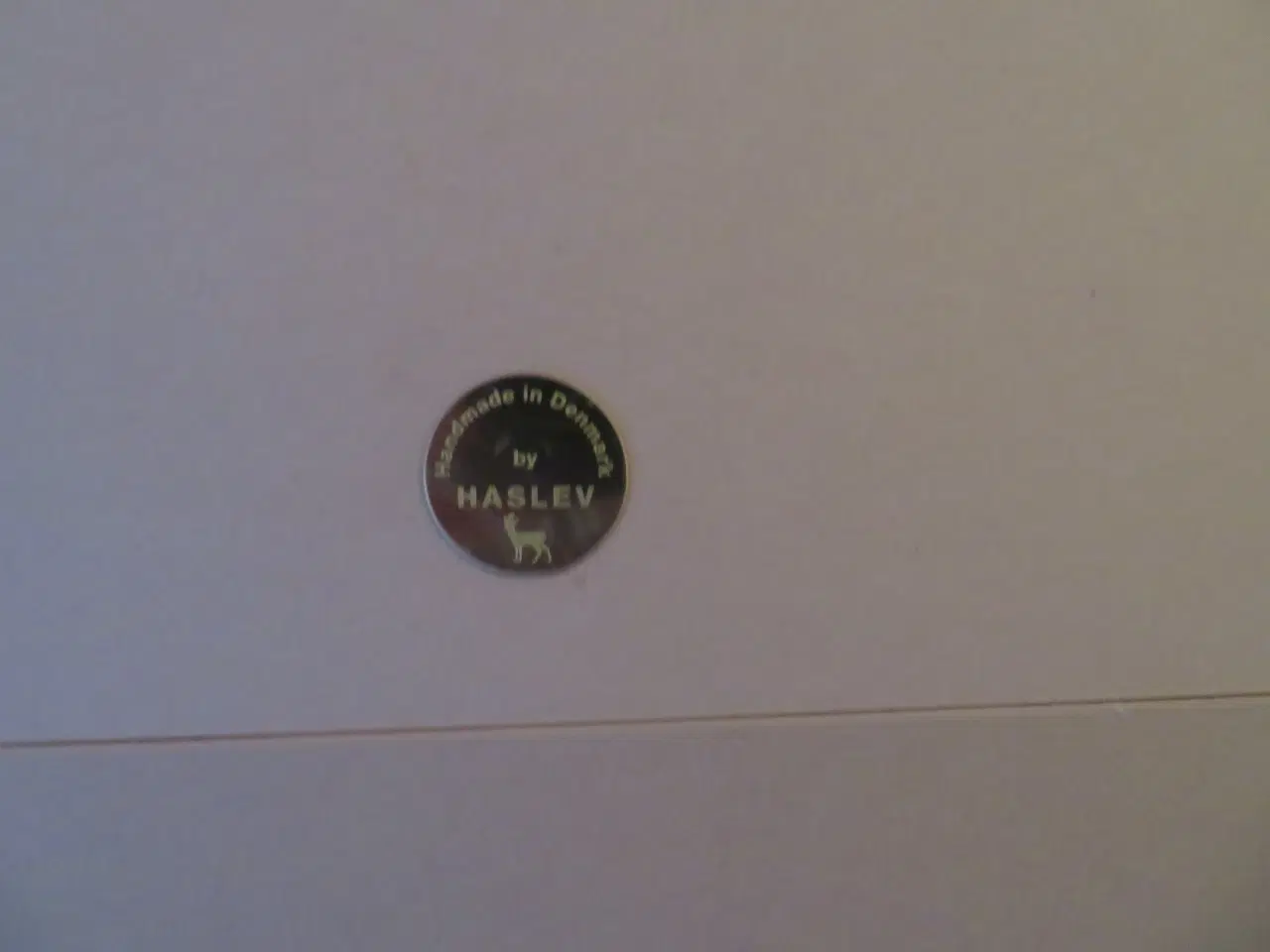 Billede 6 - Spisebord, Haslev, hvidt med stålben