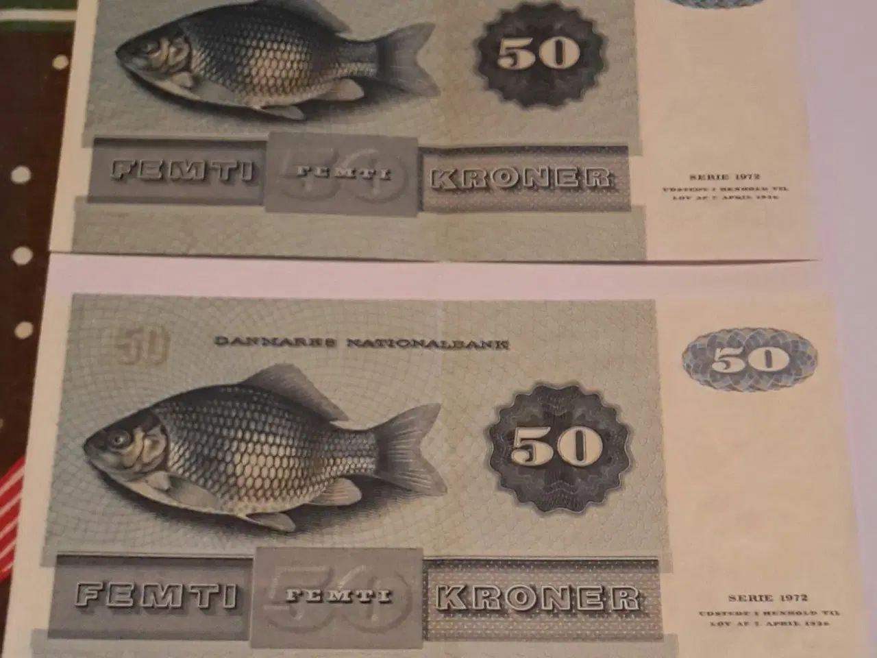 Billede 10 - Danske pengesedler pålydende 10-20-50 kr