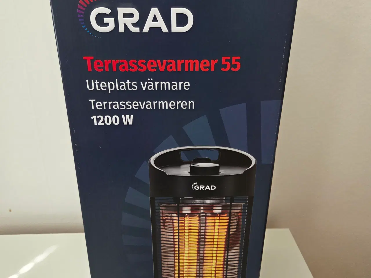 Billede 1 - Elektrisk terrassevarmer 1200 W