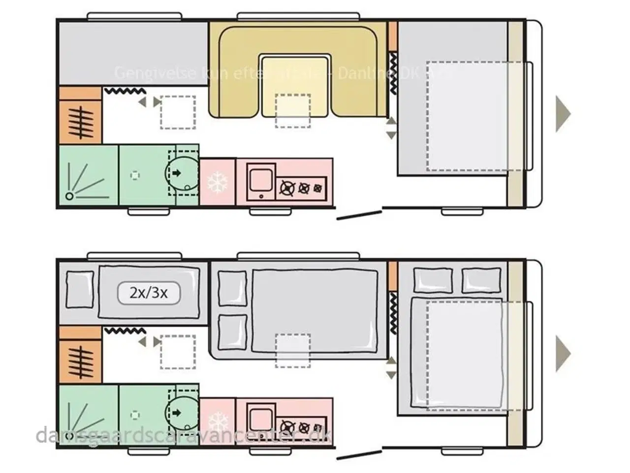 Billede 7 - 2019 - Adria Adora 573 PT   Dobbeltseng-Køjer-Gulvtemp.-Mover