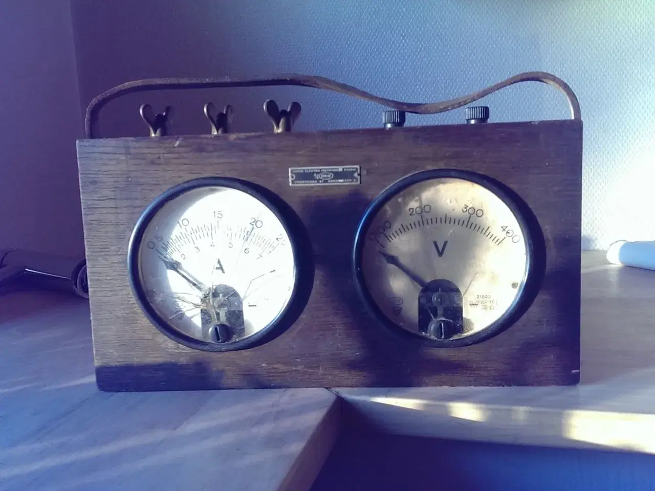 Billede 2 - Ampærer og volt meter