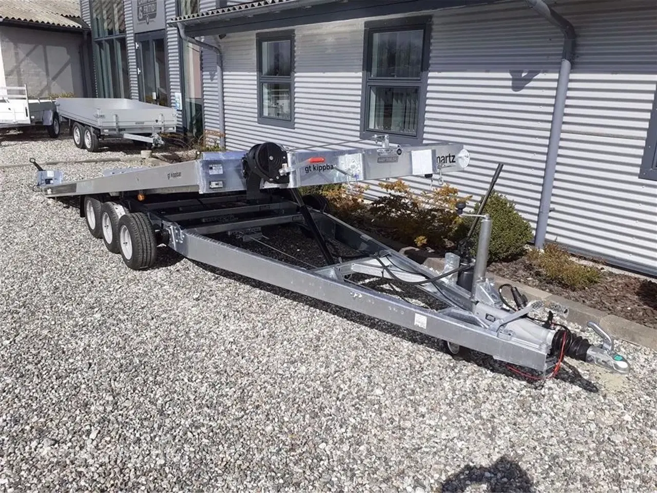 Billede 6 - 0 - Martz Autotrailer GT 480 3 akslet 3500 kg   Top Professionel Autotrailer fra Martz med opkørsels vinkel på kun 11 grader til Skarp Pris