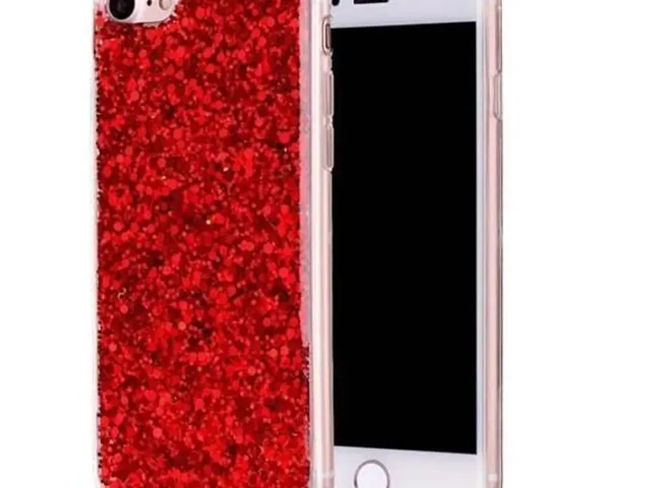 Billede 6 - Rød glimmer cover iPhone 5 SE 6 6s 7 8 P