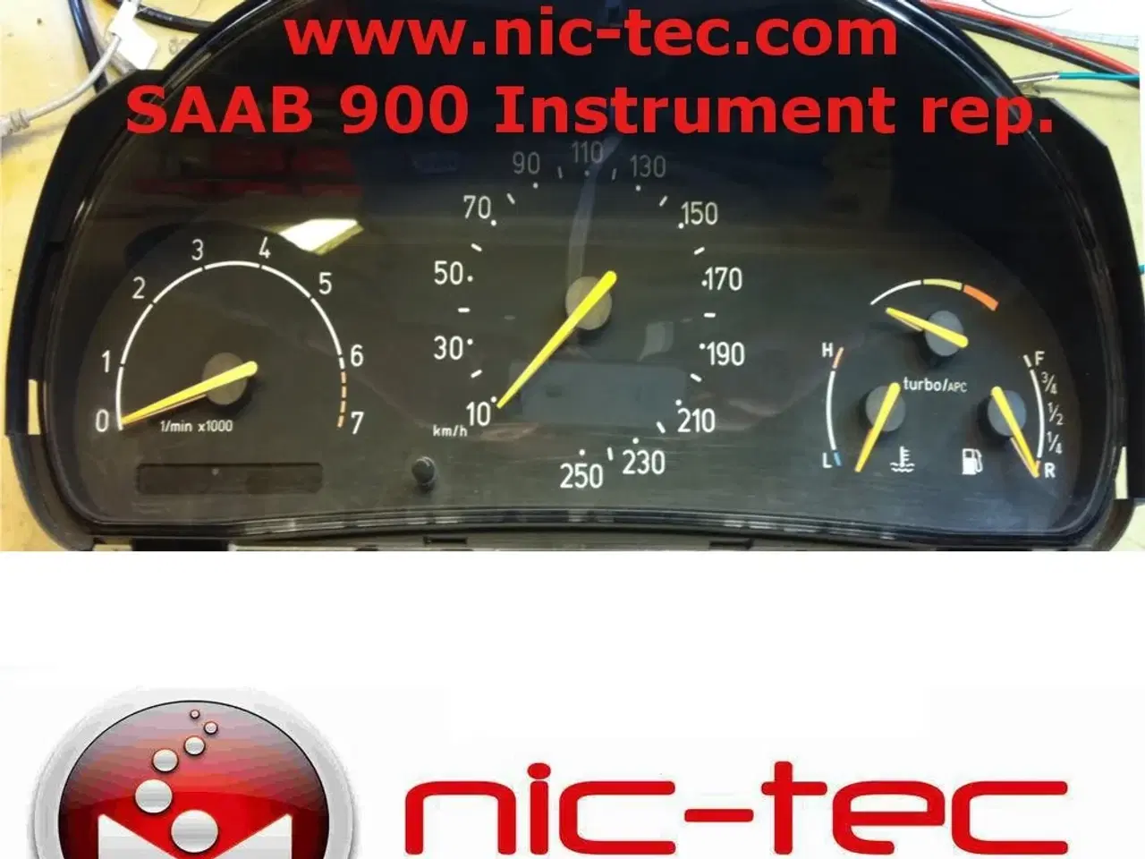 Billede 1 - SAAB 900 Instrument / Speedometer rep