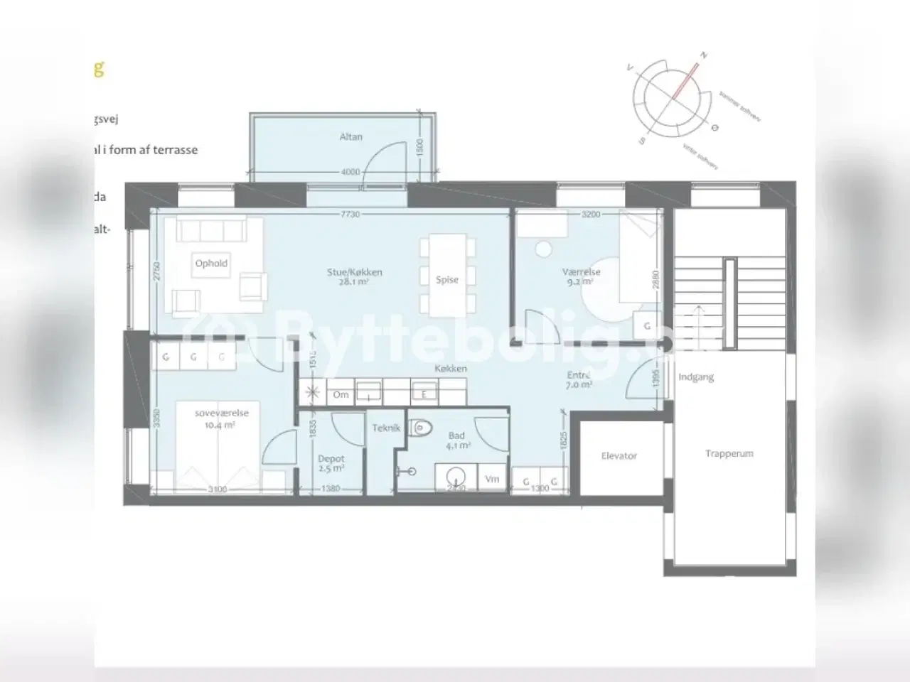 Billede 1 - Skøn lejlighed i Roskilde til bytte