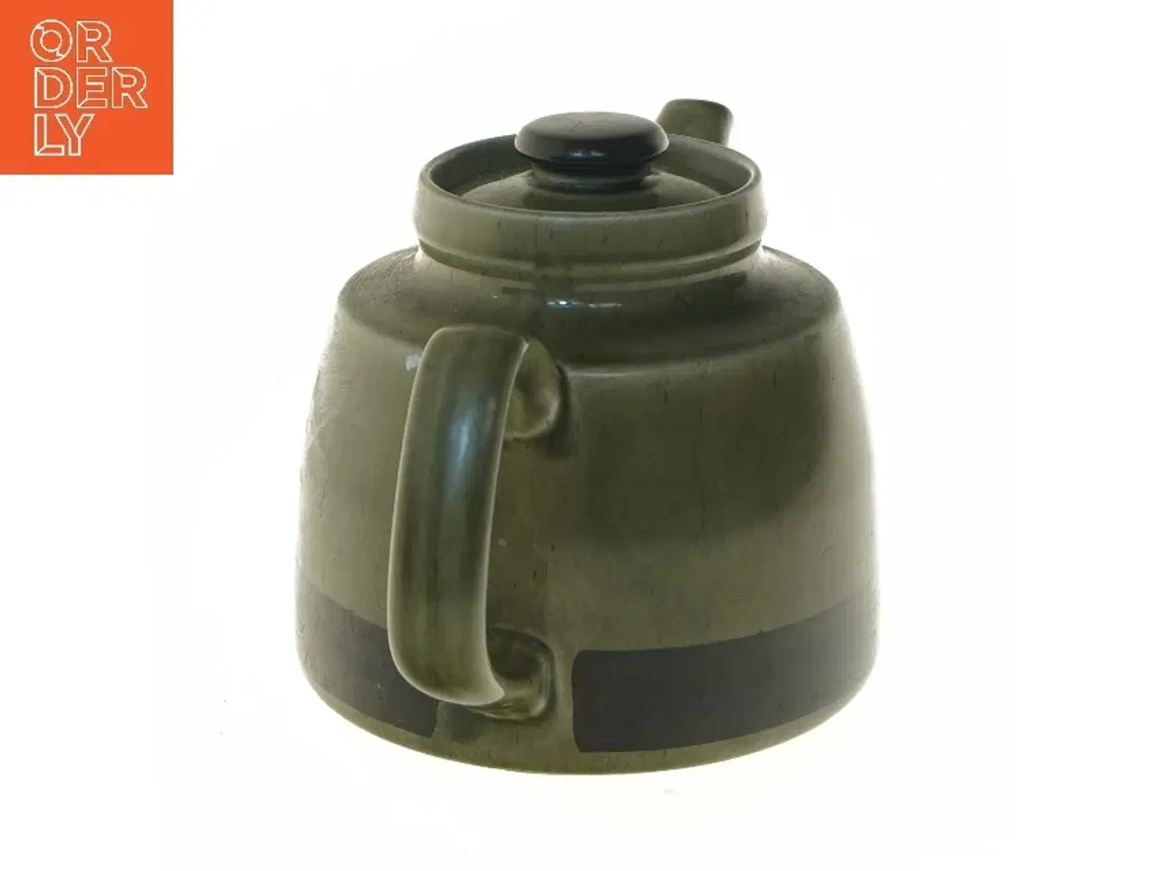 Billede 4 - Grøn keramik tekande fra Rrstrand (str. Ø 15,5x13,5 cm)