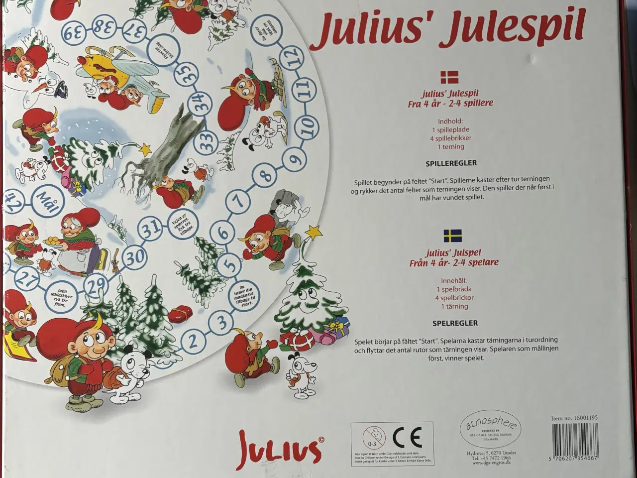 Billede 2 - Hvem kommer først i mål, Julius Julespil