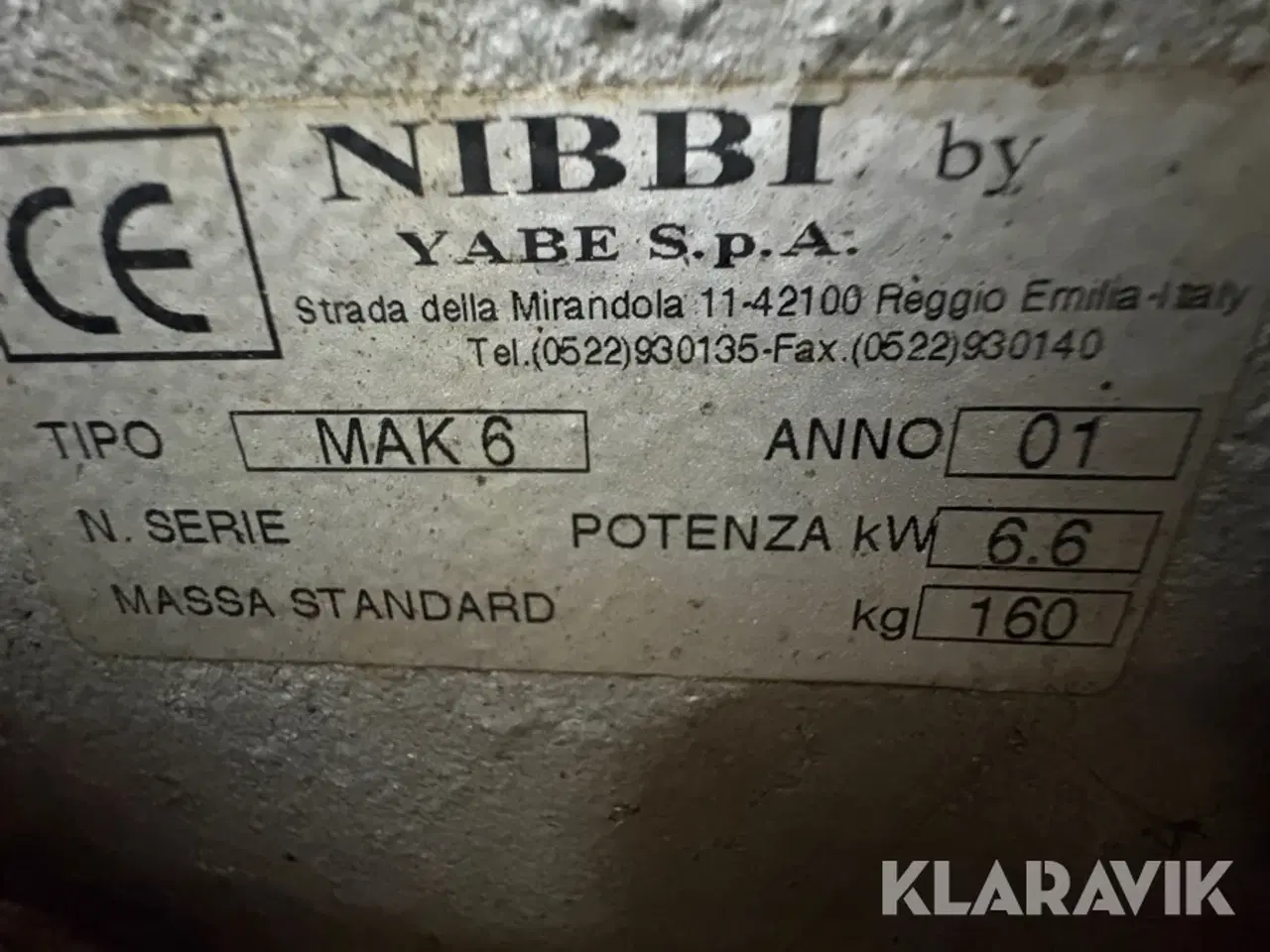 Billede 12 - Redskabsbærer med kost Nibbi Mak6