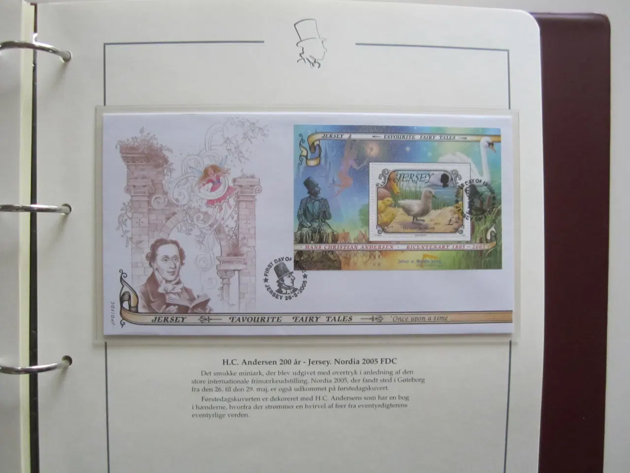 Billede 6 - H.C. Andersen 200 år  frimærke udgivelser