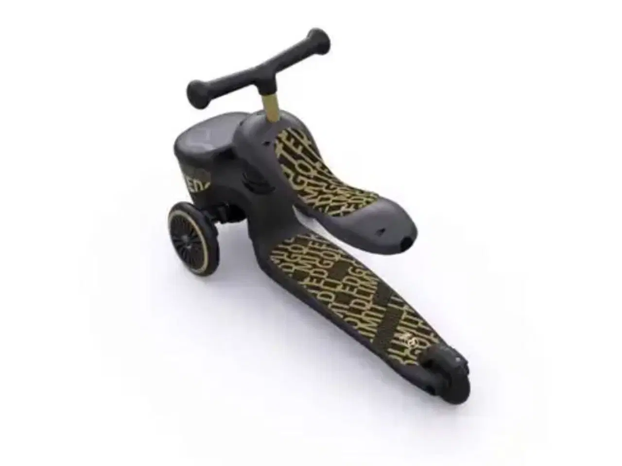 Billede 3 - 2-i-1 scooter / løbecykel / løbehjul