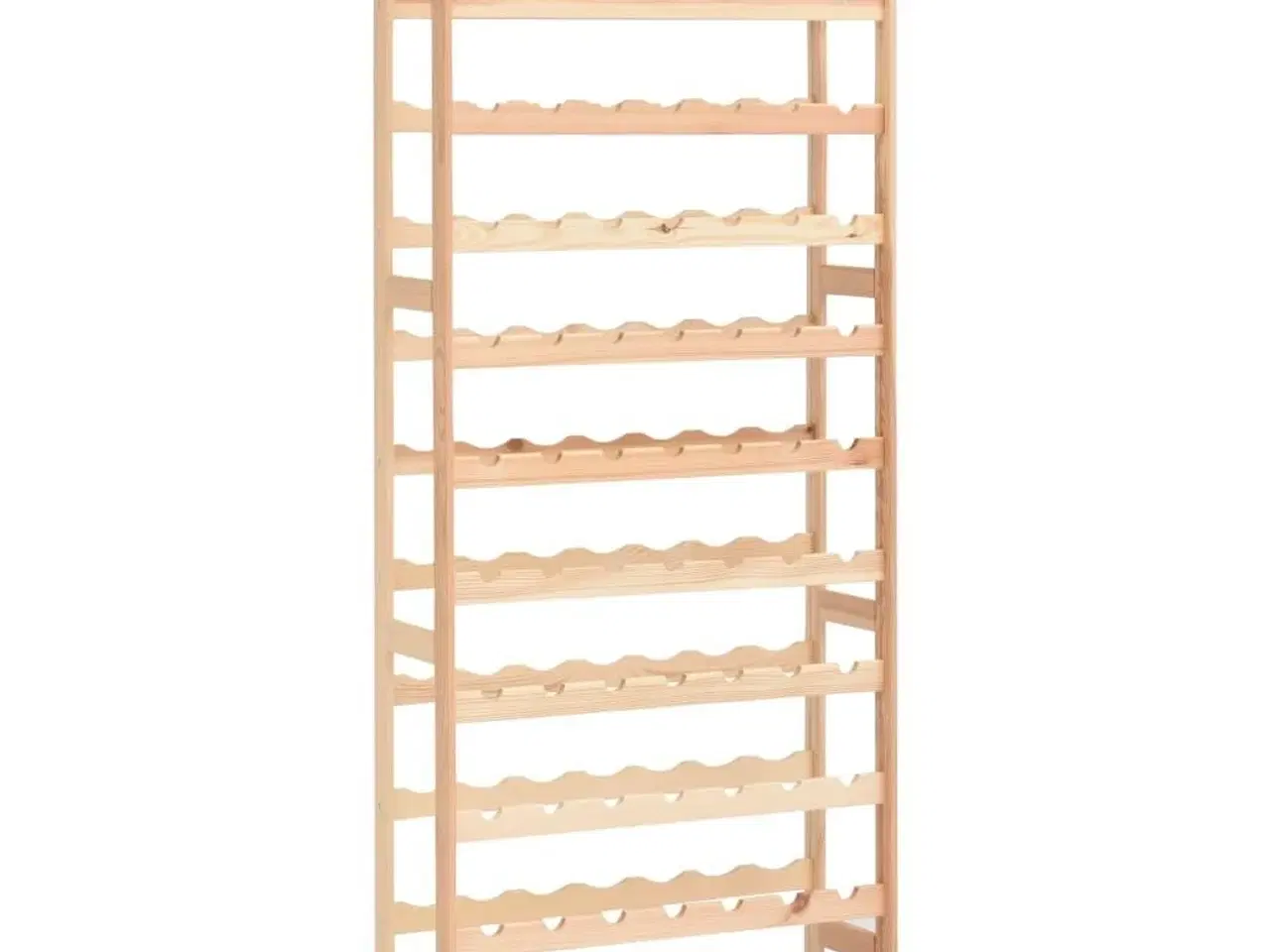 Billede 2 - Vinreol til 77 flasker fyrretræ