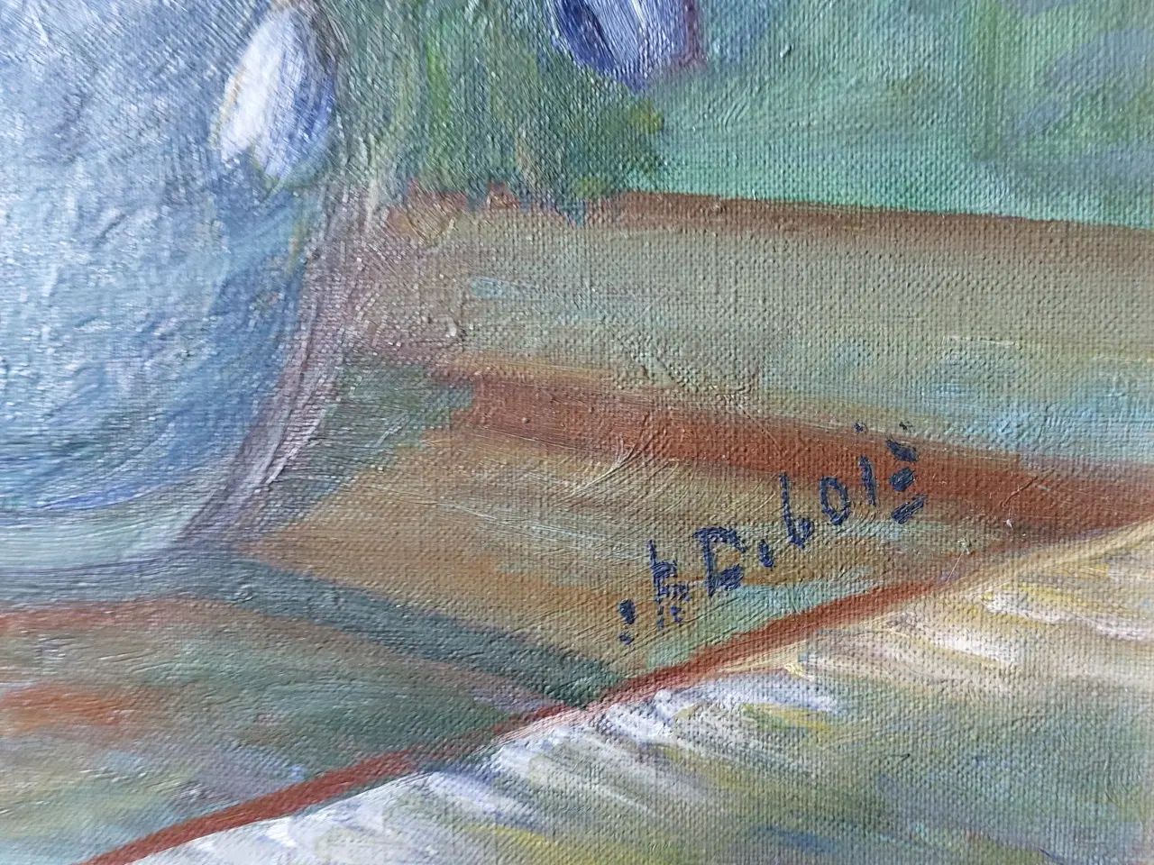 Billede 3 - I. B. DEBOIS -( 1877 - 1970 )- oliemaleri 