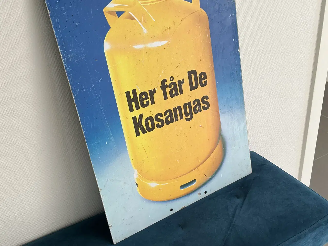 Billede 8 - Metalskilt kosngas 