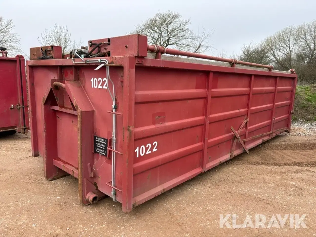 Billede 1 - Kroghejscontainer med låg