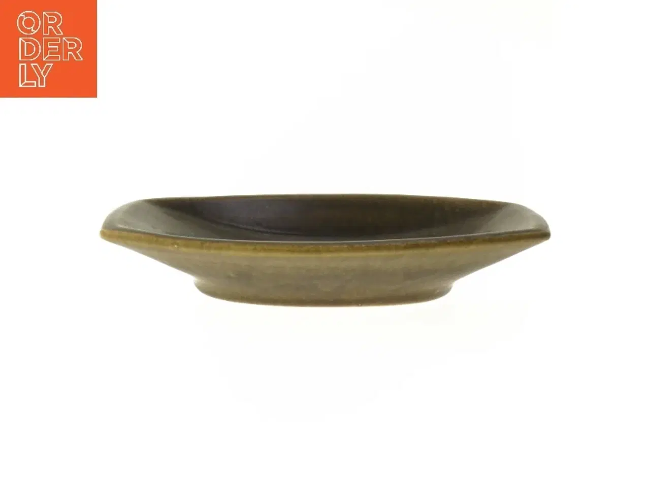 Billede 1 - Keramik tallerken med mønster (str. 26x20 cm) fra Michael Andersen Keramik