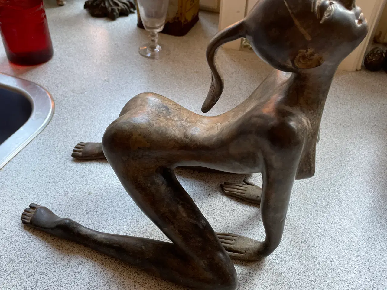 Billede 1 - Bronze kvindefigur