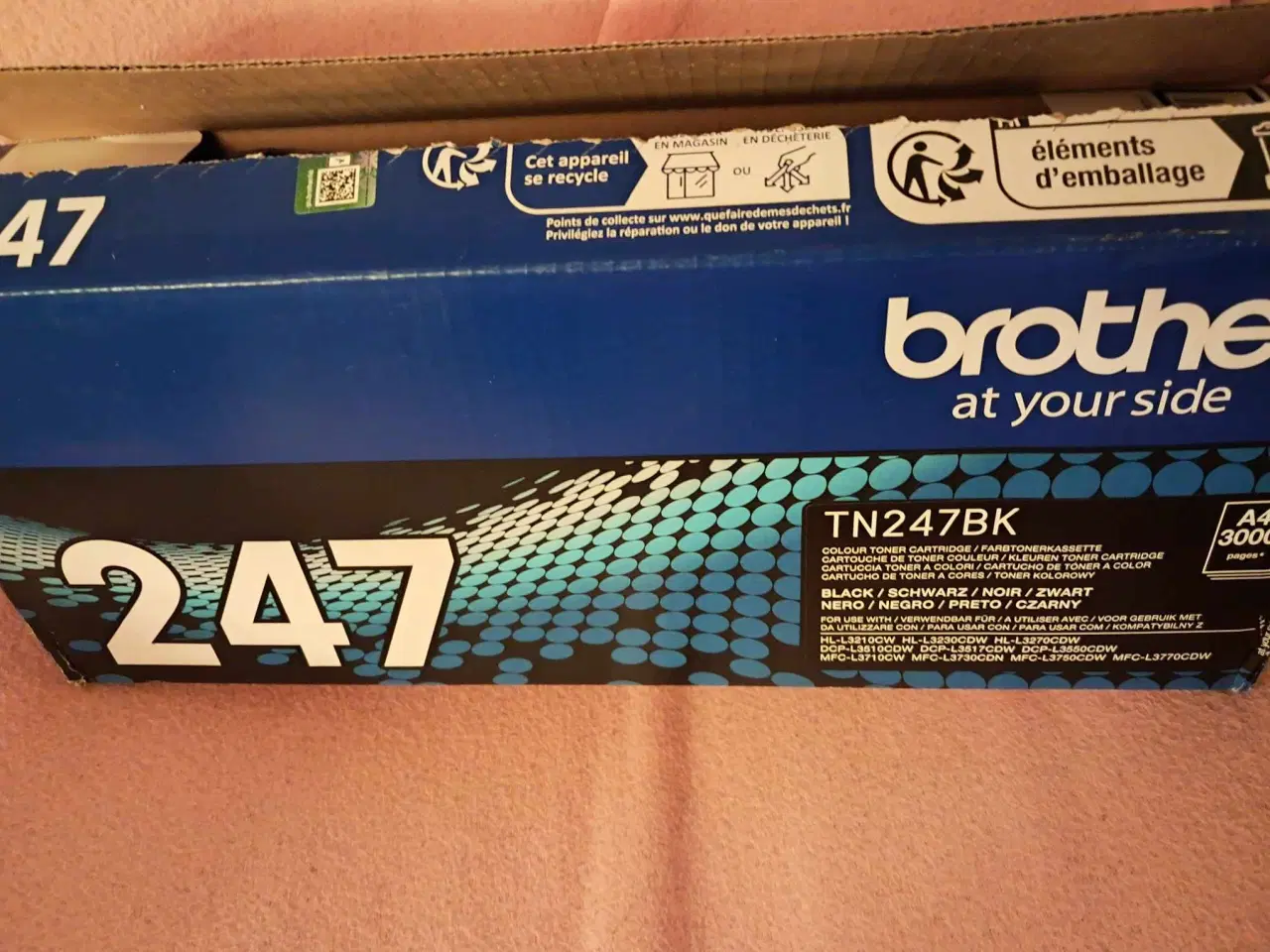 Billede 1 - Brother original printerpatron sort TN247BK XL