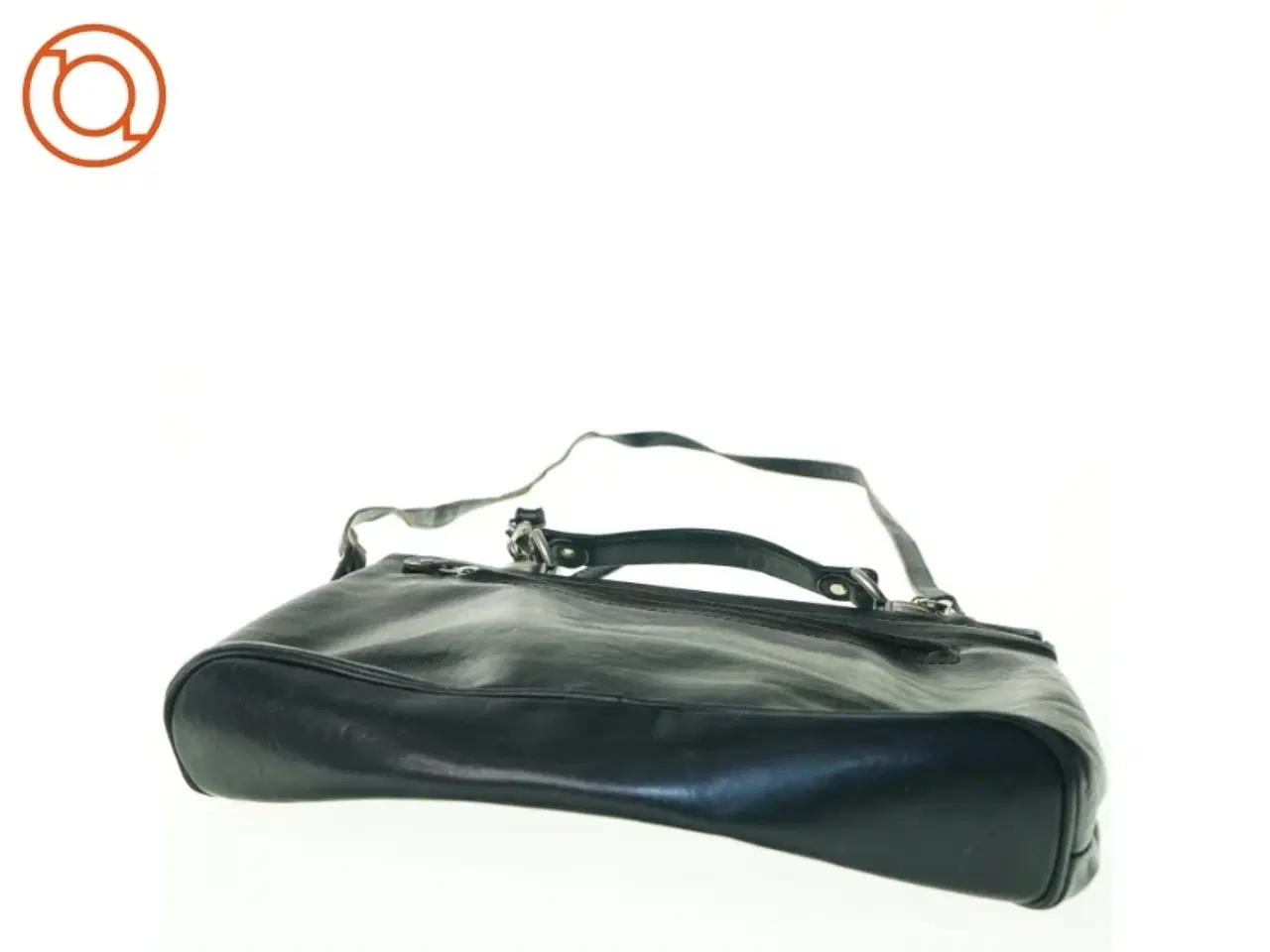 Billede 3 - Læder Crossbody Hånd Taske fra Monroe (str. 28 x 32 cm)