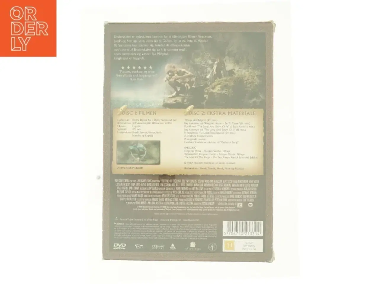 Billede 2 - Ringenes Herre - De to tårne (DVD)