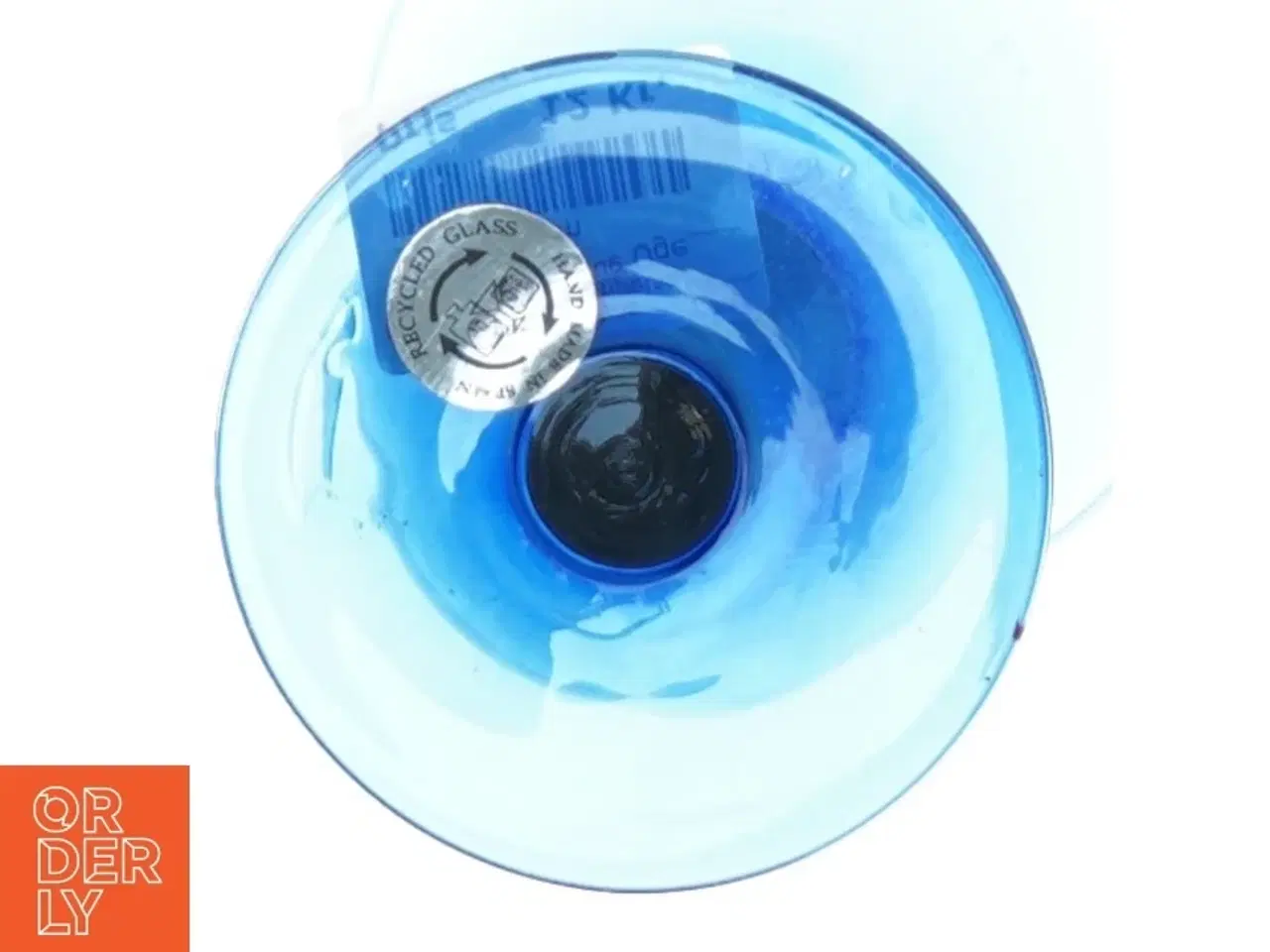 Billede 2 - Blåt glas (str. 22 x 10 cm)