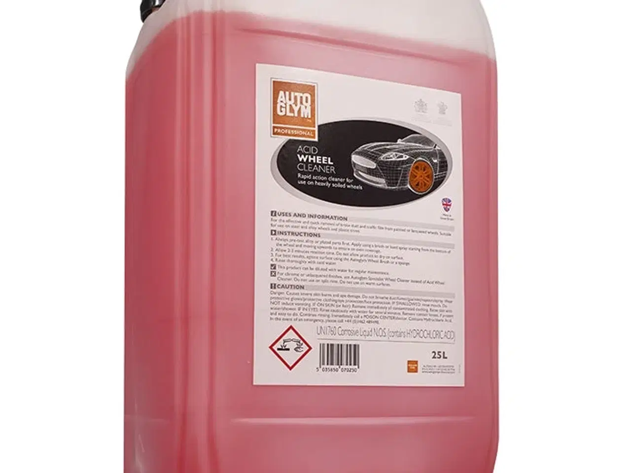 Billede 1 - Autoglym Acid Wheel Cleaner 25L Fælgrens med syre
