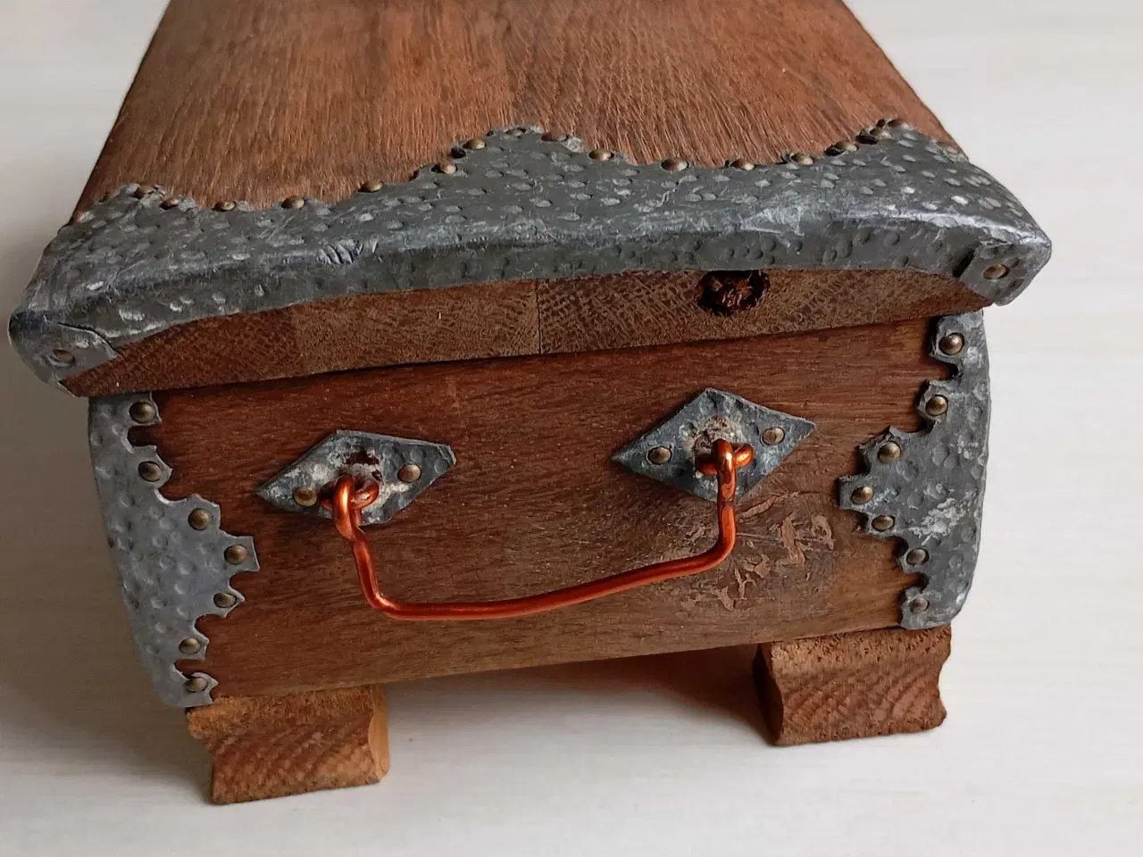 Billede 3 - Vintage skrin. Antik trækiste