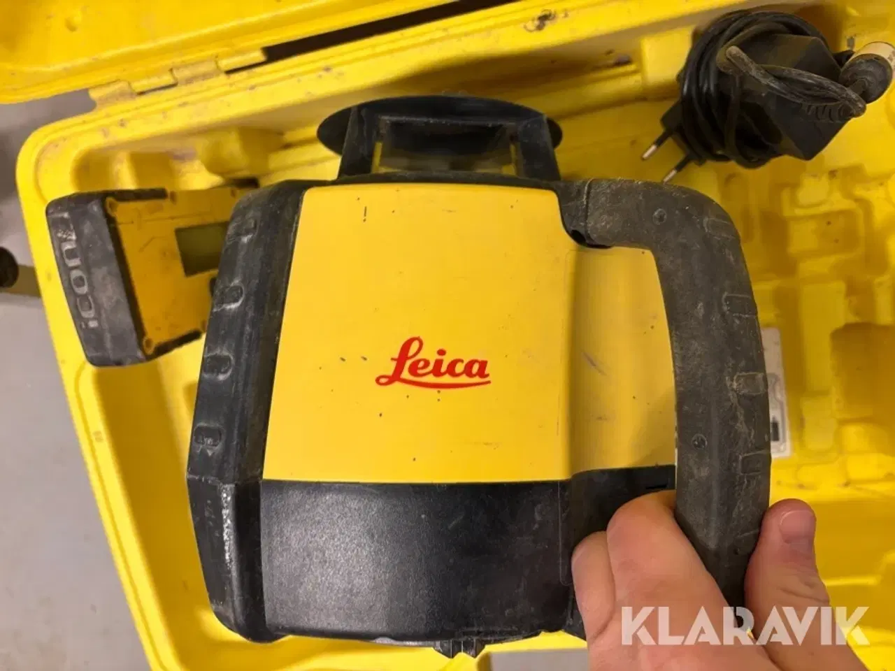 Billede 6 - Rotationslaser med stativ og modtager Leica Rugby 610