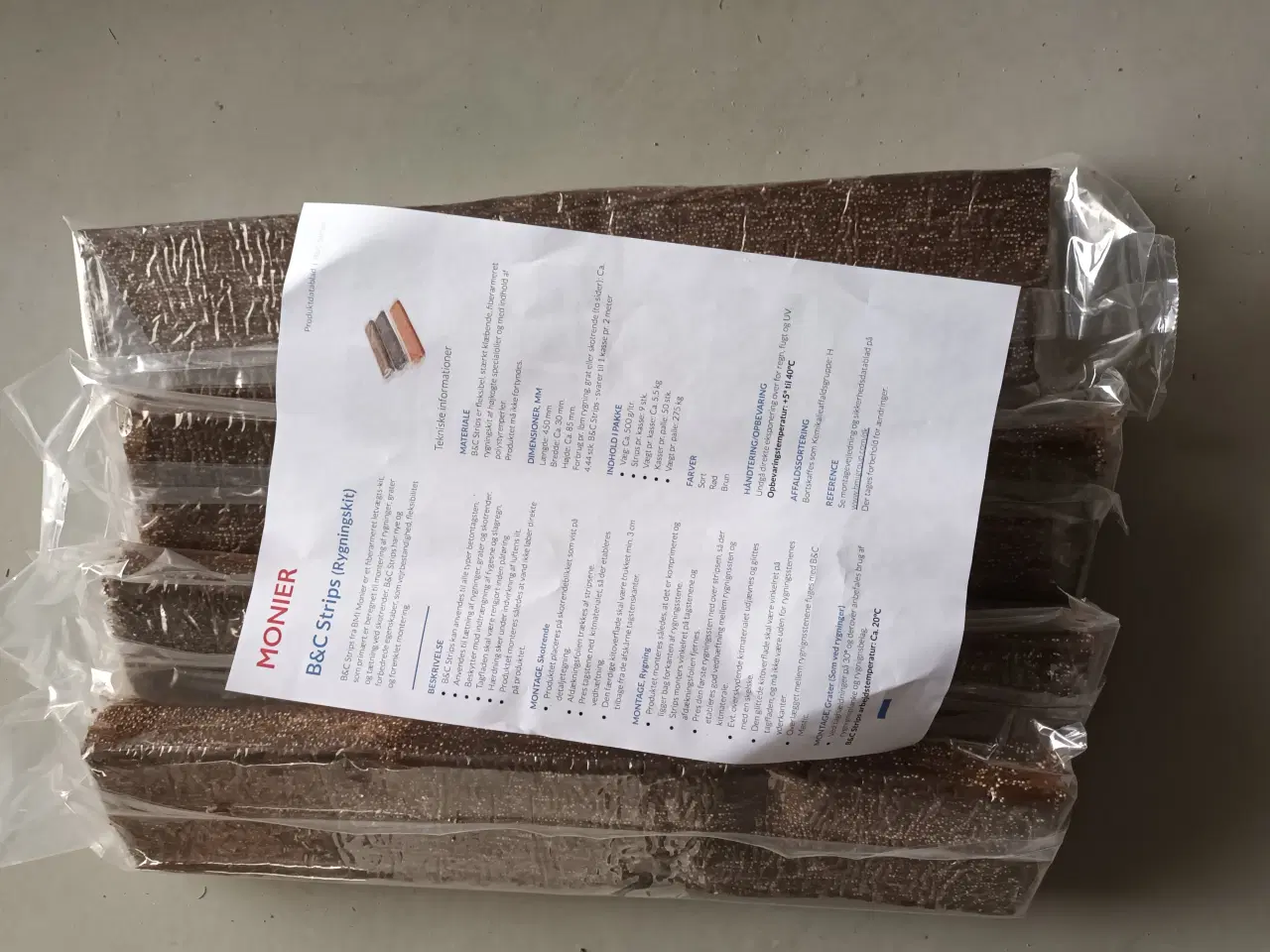 Billede 1 - Tagkit rød ny Monier