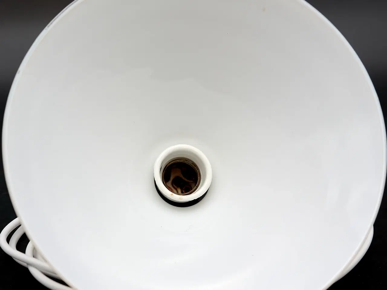 Billede 7 - Stor vintage skomagerlampe i opalglas