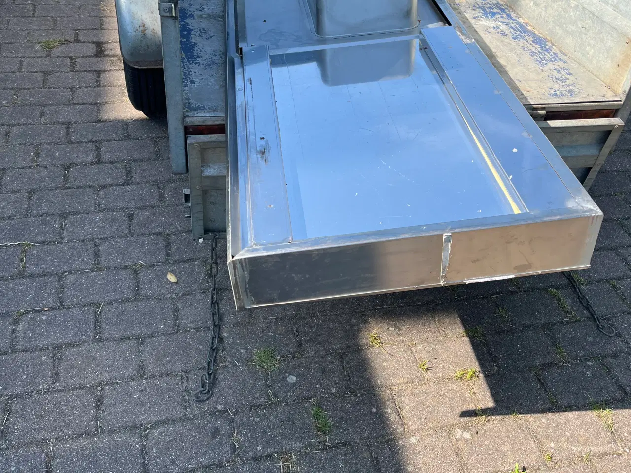 Billede 3 - Rustfri stål bord med vask
