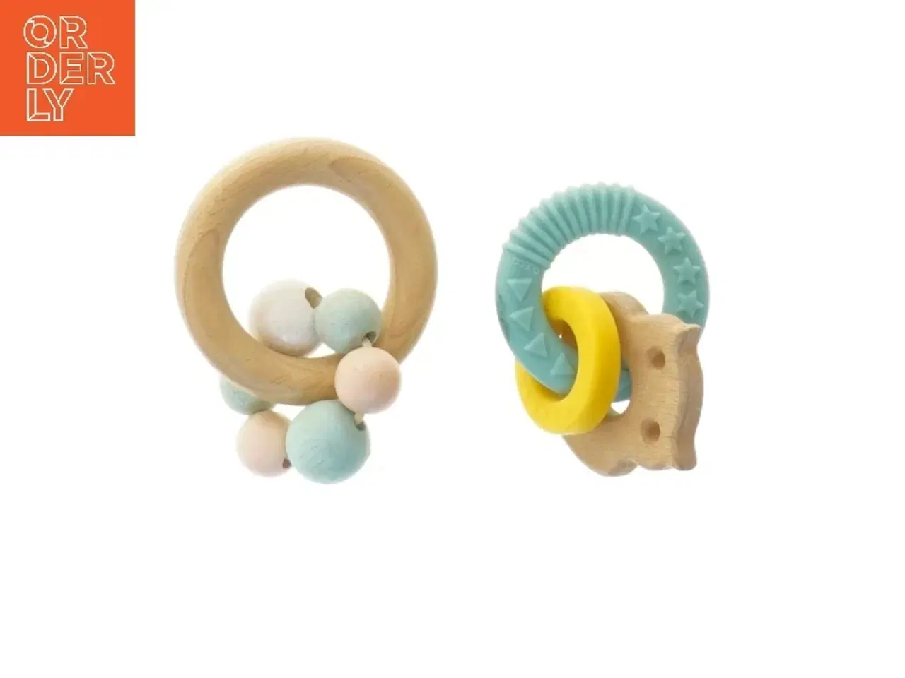 Billede 2 - Babylegetøj ringe fra PlanToys (str. Ø 6 og Ø 8 cm)