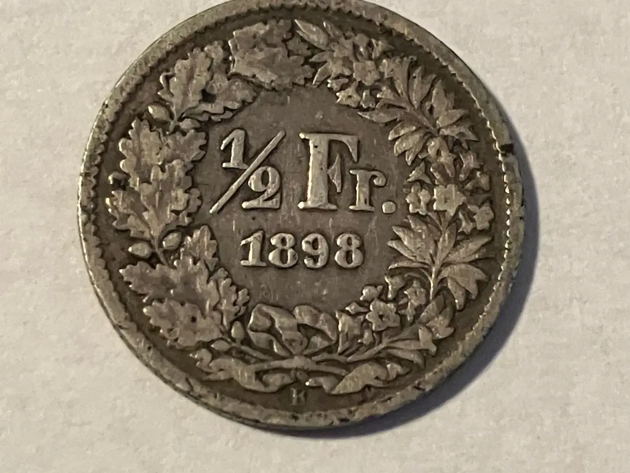 Billede 1 - 1/2 Franc 1898 Switzerland
