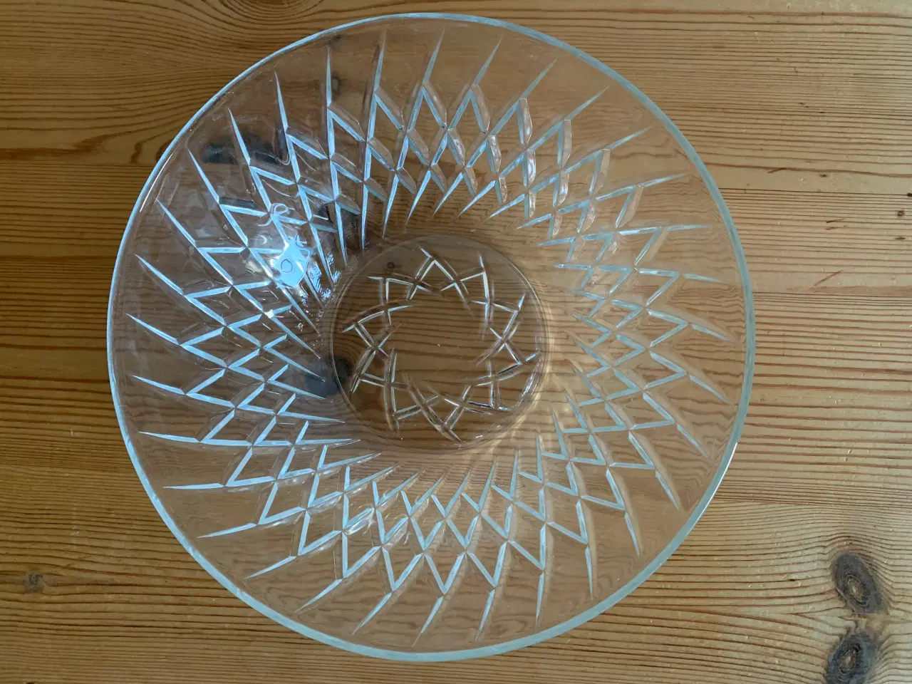 Billede 3 - Krystal skål, stor Ø20 cm, H8 cm - retro