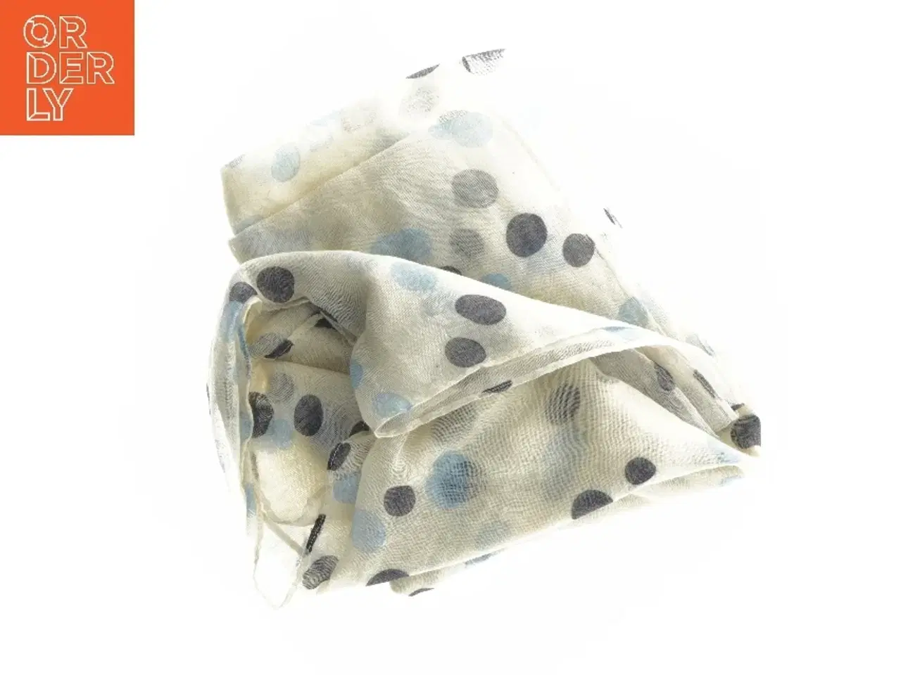 Billede 5 - Tørklæde med prikker (str. 90x190 cm)