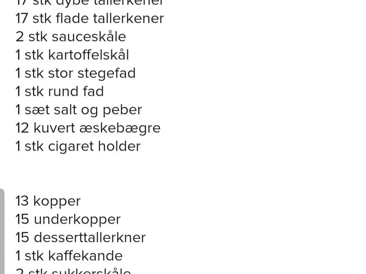 Billede 6 - Kaffe og spisestel 