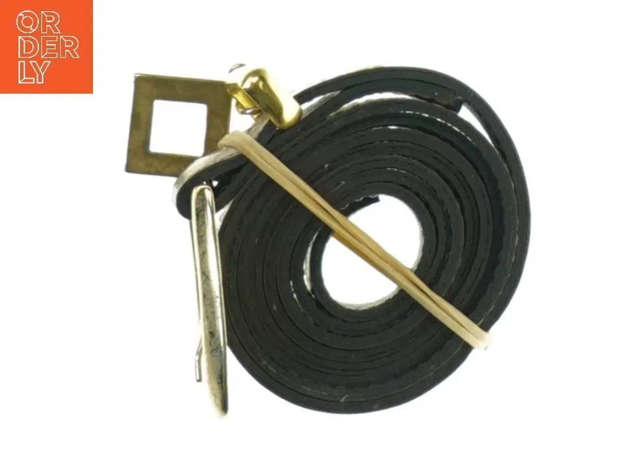 Billede 2 - Læderbælte (str. Længde, 96 cm b 3 cm)