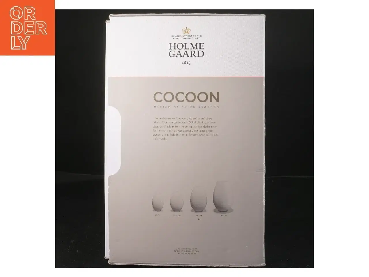 Billede 2 - Holmegaard Cocoon Vase fra Holmegaard (str. 28 cm)