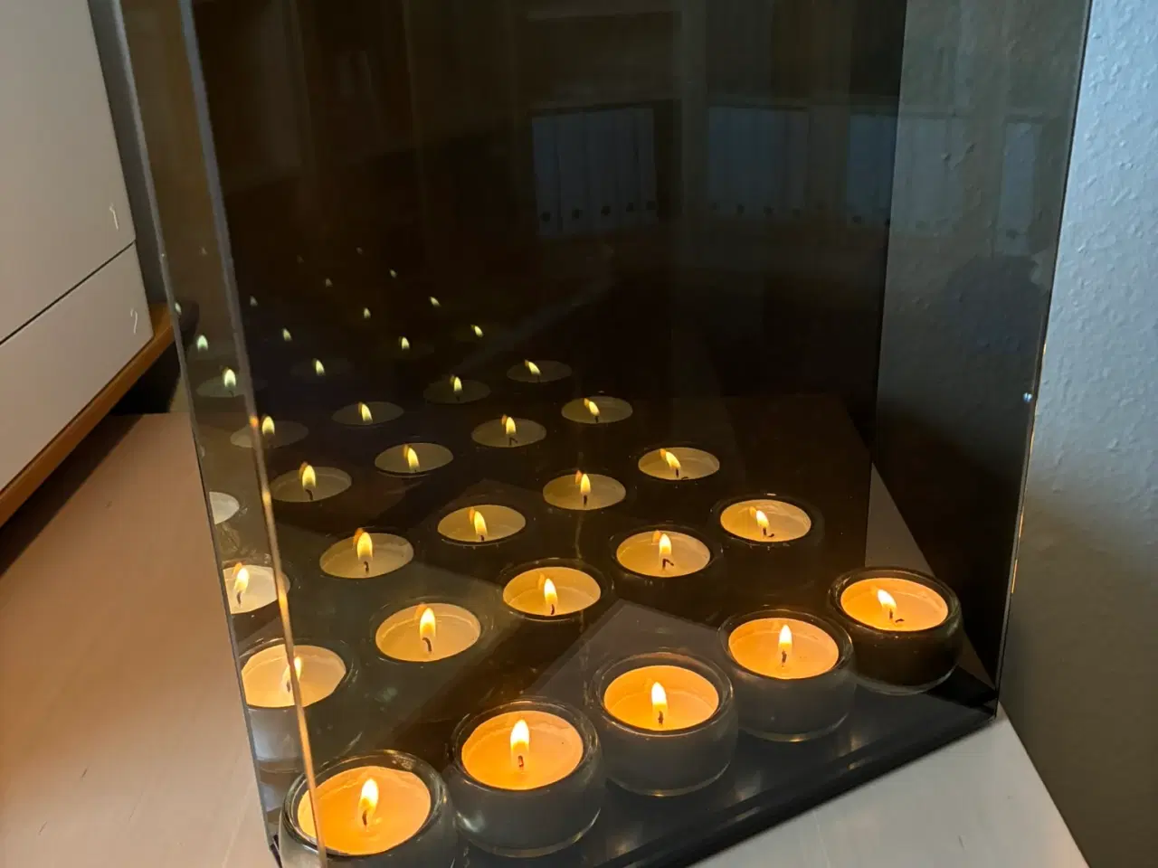 Billede 1 - Fyrfadslysholder i plexiglas