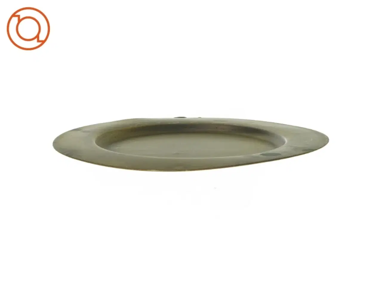 Billede 2 - Tallerken/Fad i massiv messing (str. 28 cm)