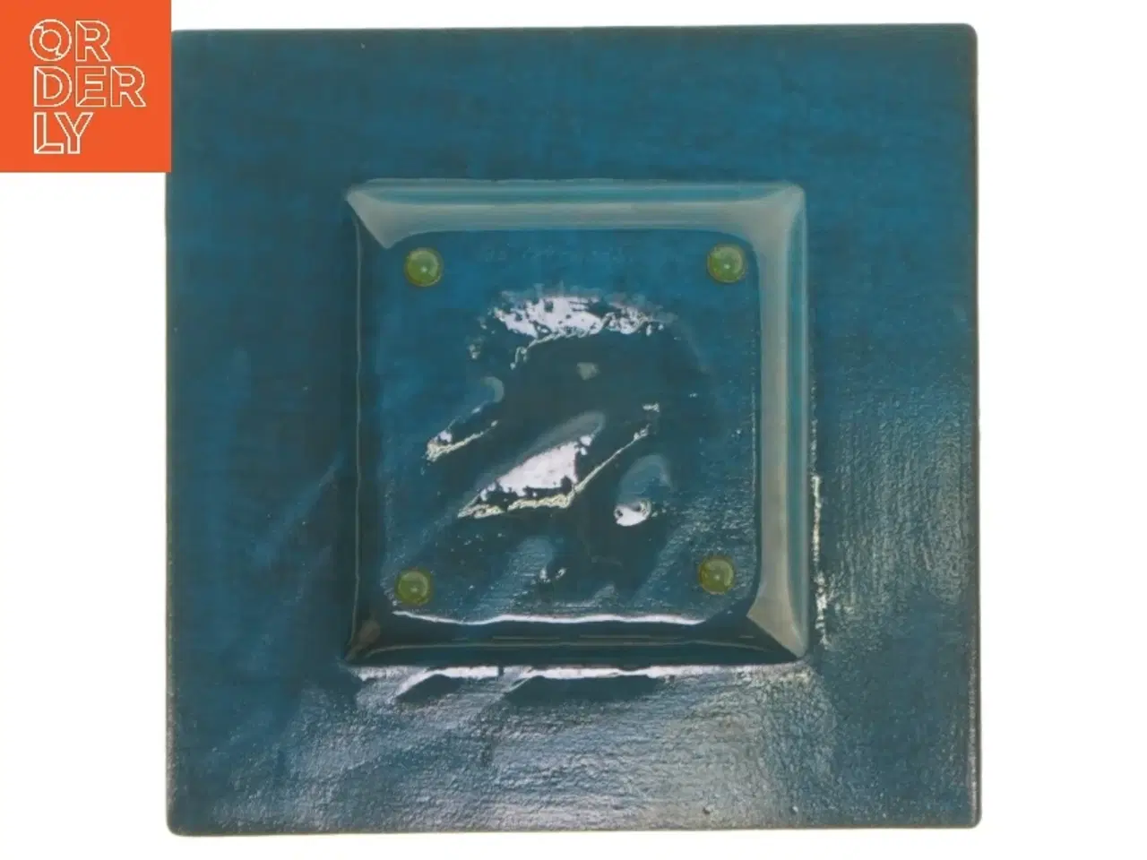 Billede 3 - Dekorativ firkantet fad (str. 24,5x24,5 cm)