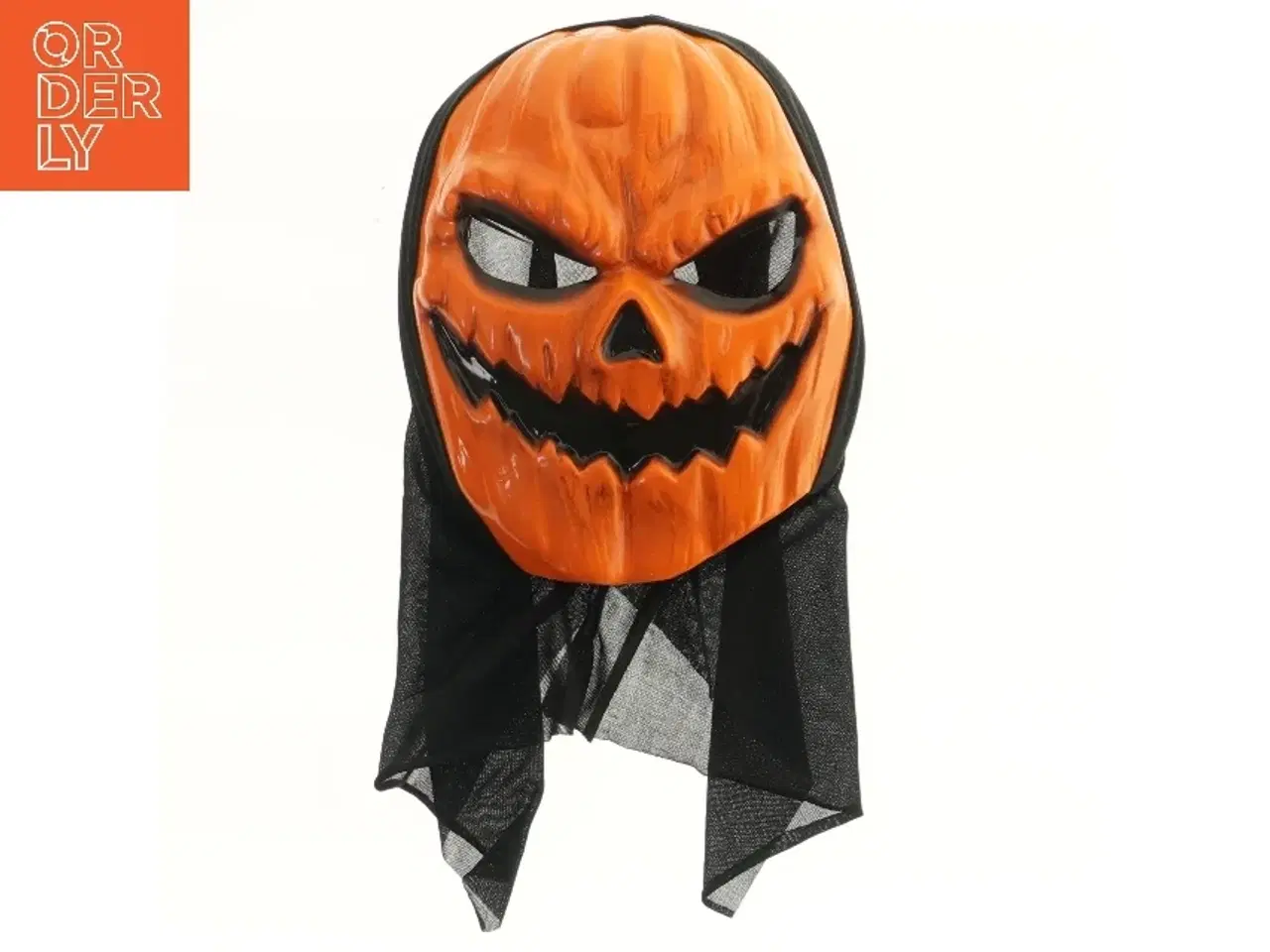 Billede 1 - Halloween græskar maske (str. 26 cm)