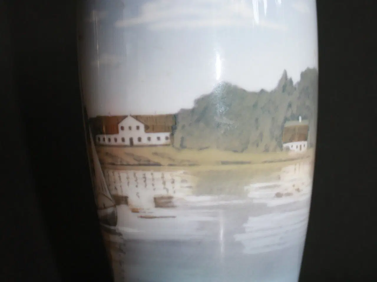 Billede 3 - Vase med Sejlskib i Guldborgsund, Royal Copenhagen