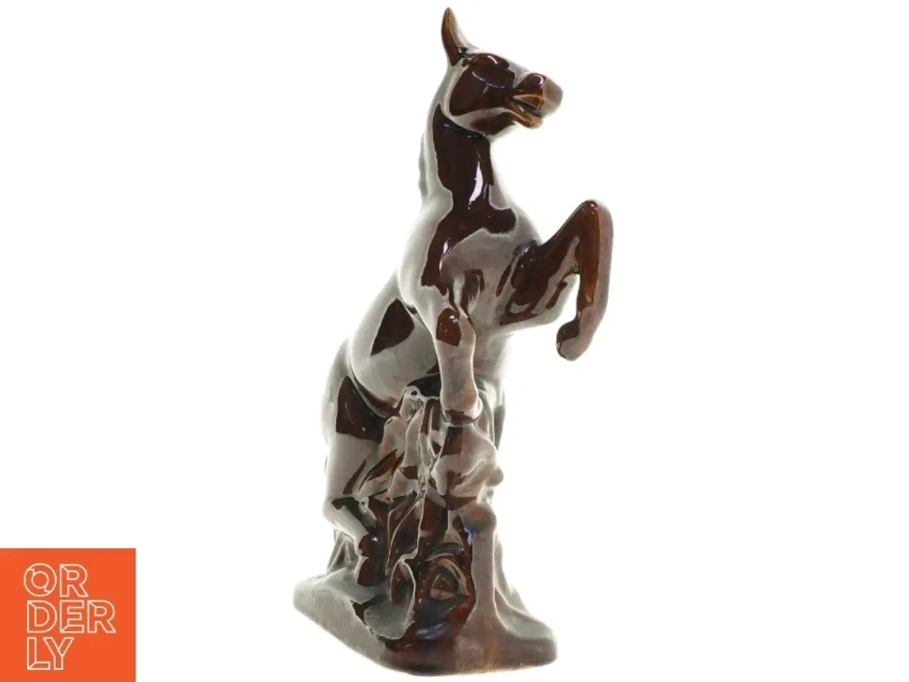 Billede 2 - Keramik hestefigur fra 715 (str. 19 x 8 cm)
