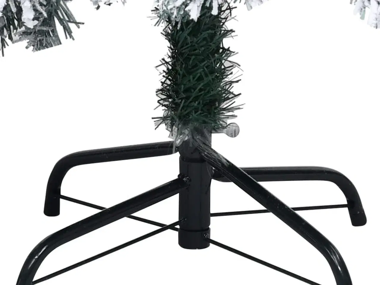 Billede 5 - Kunstigt juletræ med sne 210 cm PVC grøn