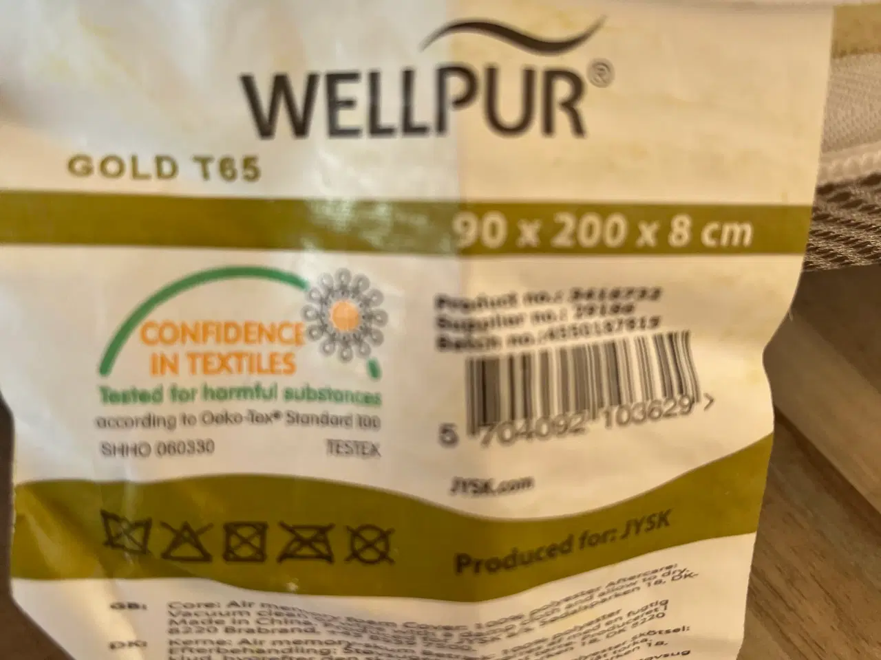 Billede 6 - Wellpur  topmadras enkeltseng 