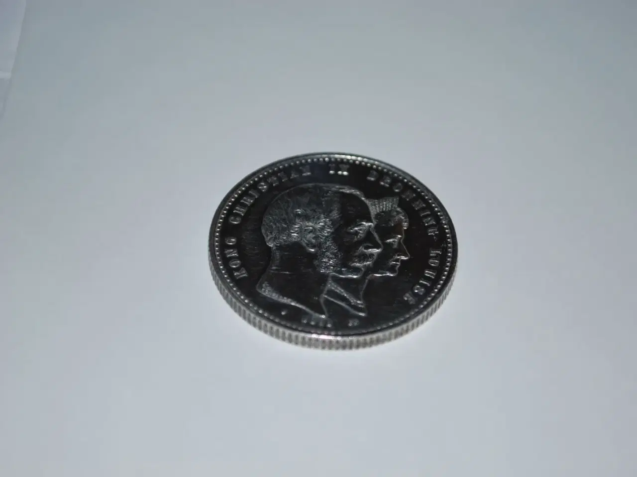 Billede 4 - Jubilæum mønt Christian IX 