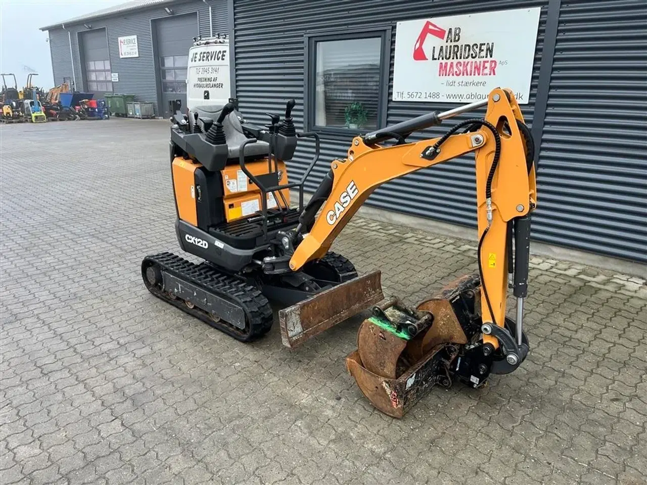 Billede 2 - Case CX12D Compacttilt og 3 skovle