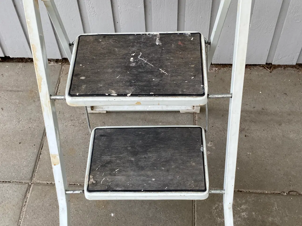 Billede 1 - Sammenklappelig Trappestige med to trin