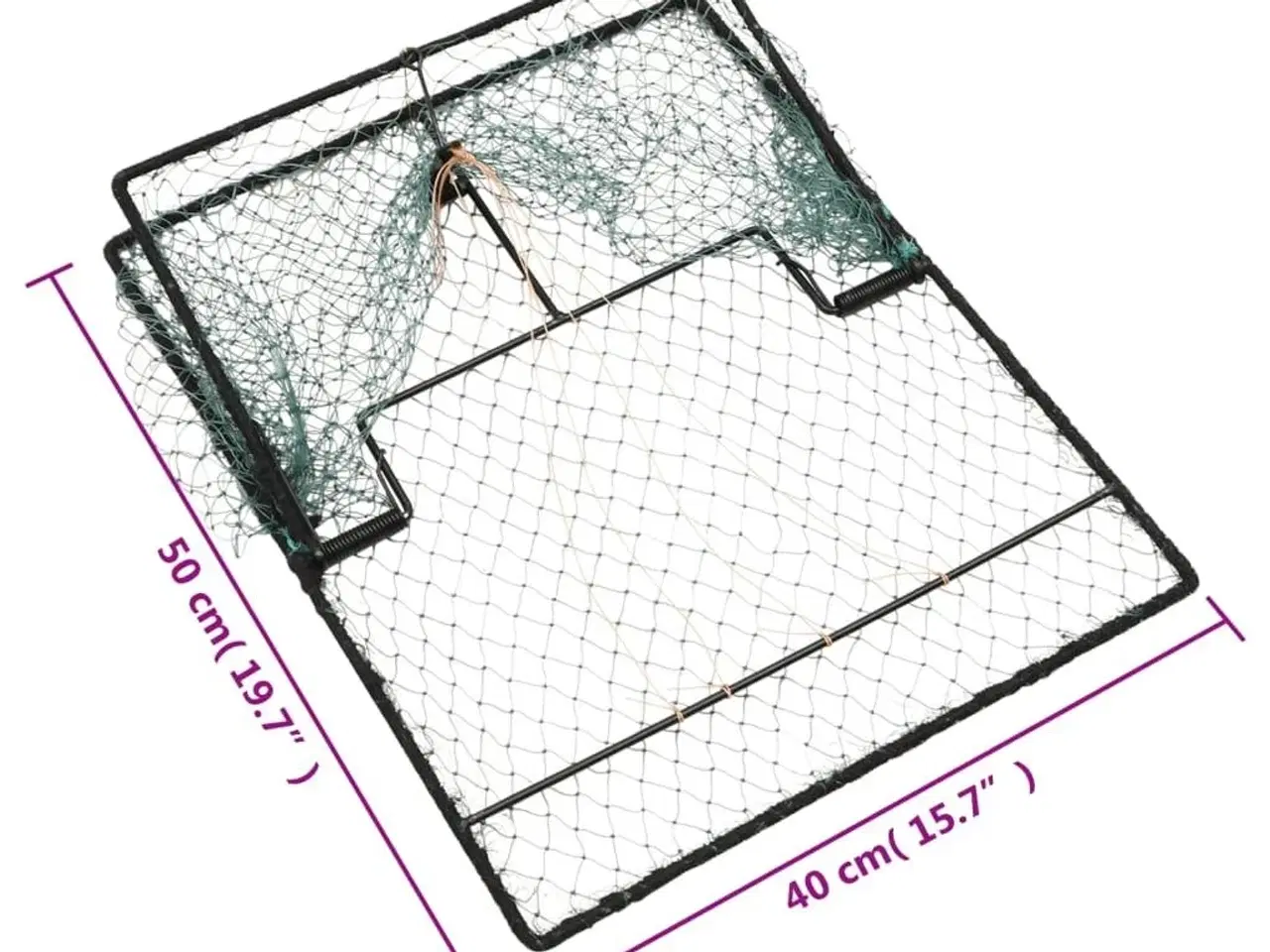 Billede 8 - Fuglenet 50x40 cm stål grøn