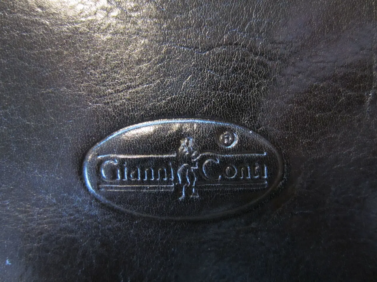 Billede 3 - Festtaske i sort læder fra Gianni Conti